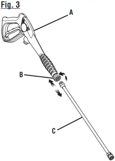 RYOBI RY803023 3100 PSI Pressure Gas Washer - Fig 3