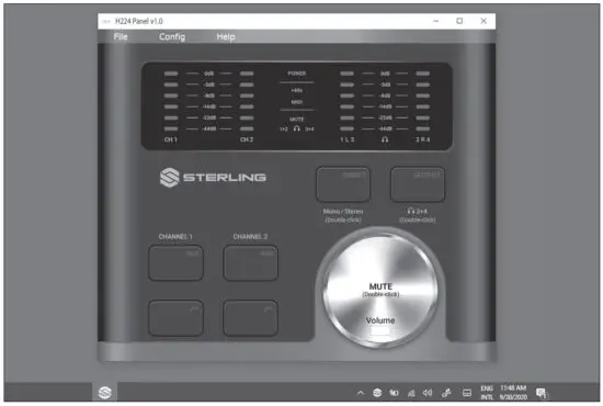 STERLING Audio Harmony H224 USB Audio Interface - fig14