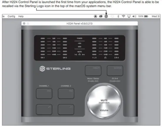 STERLING Audio Harmony H224 USB Audio Interface - fig6