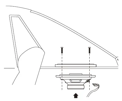 BLAUPUNKT GTX 402 ES 2-Way Coaxial Flush Mount Speaker FIG 1