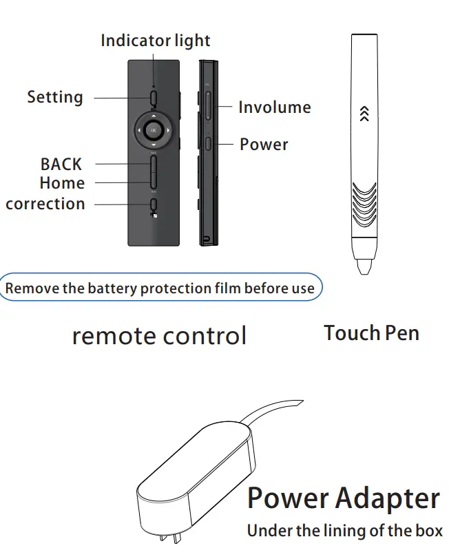 LAZERTOUCH Touch mini Projector Touch Pico projector fig 3