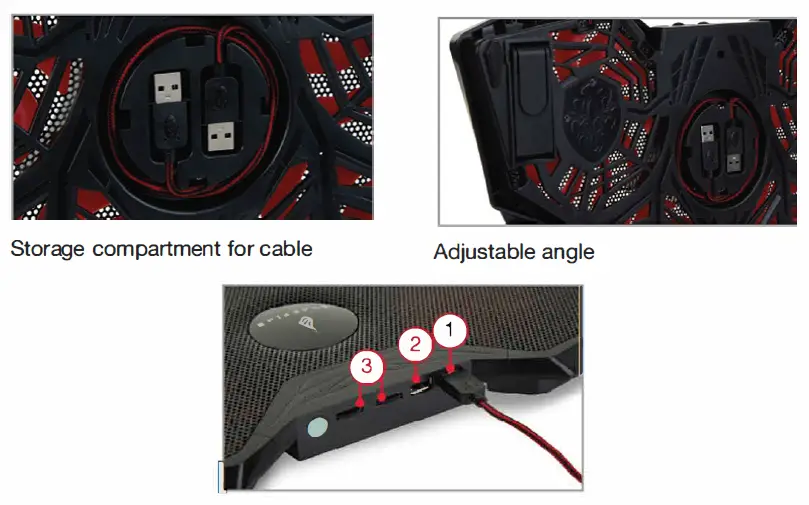 SUREFIRE-48819-Bora-Gaming-Laptop-Cooling-Pad-fig1