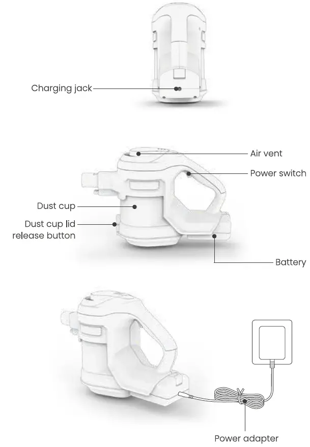ILIFE H55 Cordless Stick Vacuum Cleaner fig 8