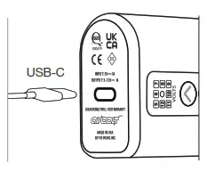 darklab airbolt Machine Battery - LED light