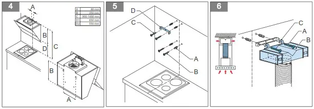 INVENTUM AKD9015GTZ Wall Mount Cooker Hood - overview 4