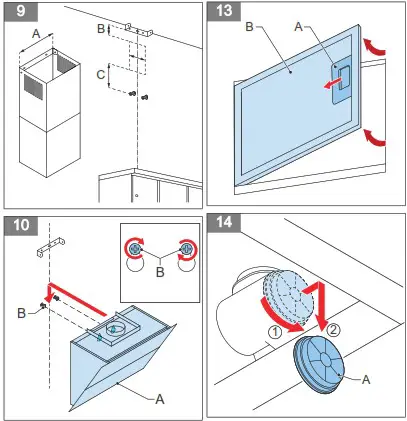 INVENTUM AKD9015GTZ Wall Mount Cooker Hood - overview 6