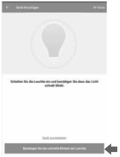 Operation of the light via MEDION Life + App