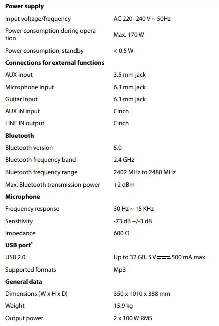 MEDION X64060 Life Party Speaker 7