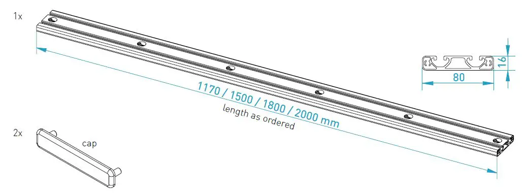 MONSTER Hotas Rail Mount Joystick 7