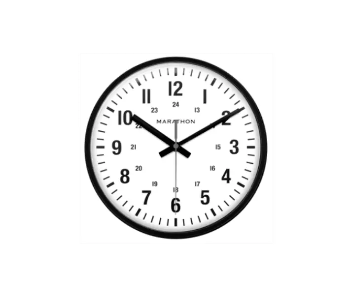 Marathon Cl034002-bk-00-na 10 Inch Analog Clock Instruction Manual