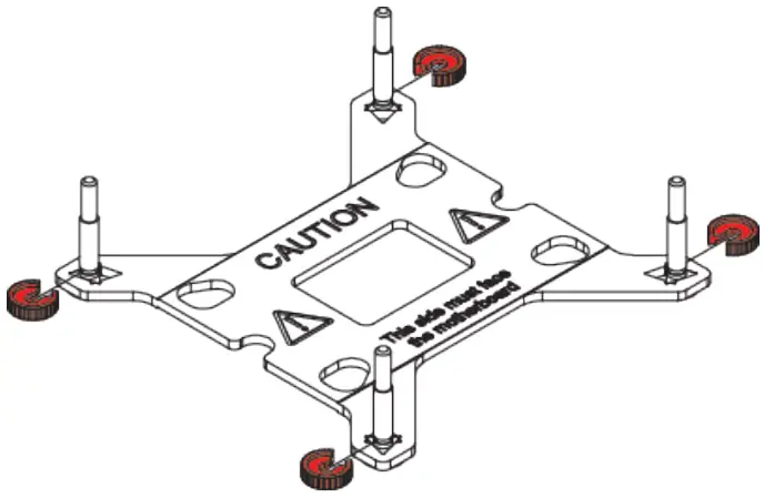 Setting up the backplate