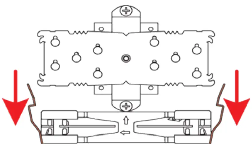 Fastening the heatsink