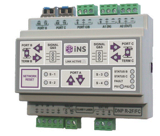 Kentec DNP-R-2F-FC-K Passive Dual Port Optic Fibre RS485 Medium Converter peoduct