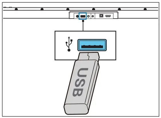 PHILIPS Soundbar - USB Operation