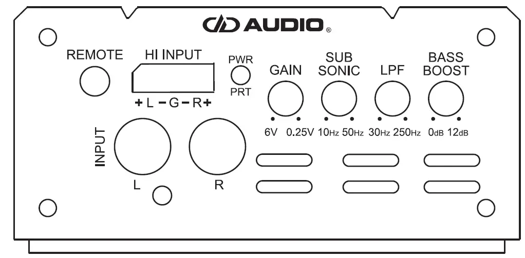DD AUDIO SA300.4 Redline SA Series Amplifiers 01