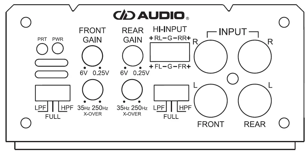 DD AUDIO SA300.4 Redline SA Series Amplifiers 03