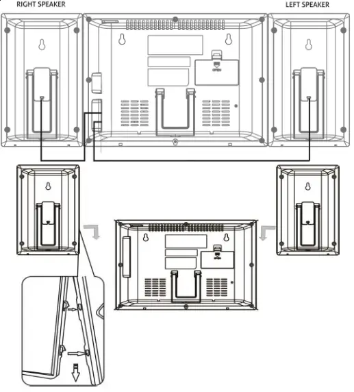 audizio 102.315 Reims White Compact Stereo System - power lead