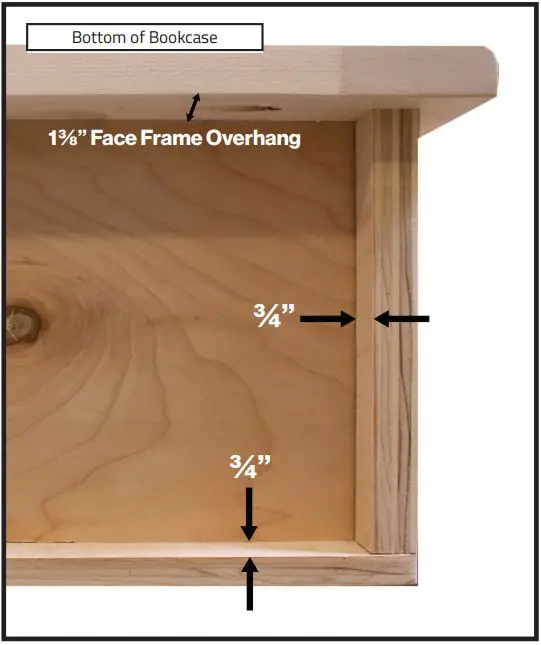 Invisi Door JQKS1008 Invisidoor Hinge Kit Instruction Manual - Bottom of Bookcase