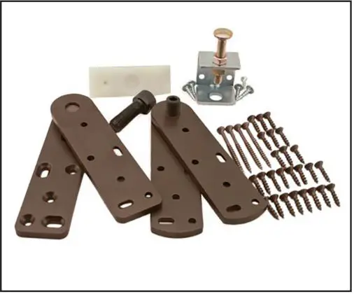 Invisi Door JQKS1008 Invisidoor Hinge Kit Instruction Manual - Hinge Kit Includes