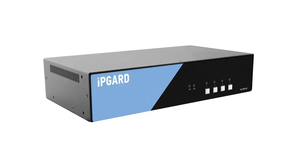 Ipgard Sa-hdn-4d-p 4 Port Dp Hdmi To Dp Hdmi Secure Kvm Switch User Guide