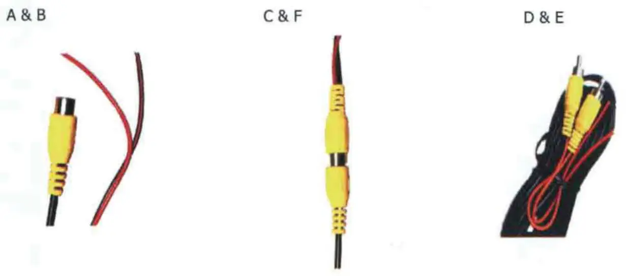 BOYO VTK601HD 6 In 1 Camera System - CONNECTOR