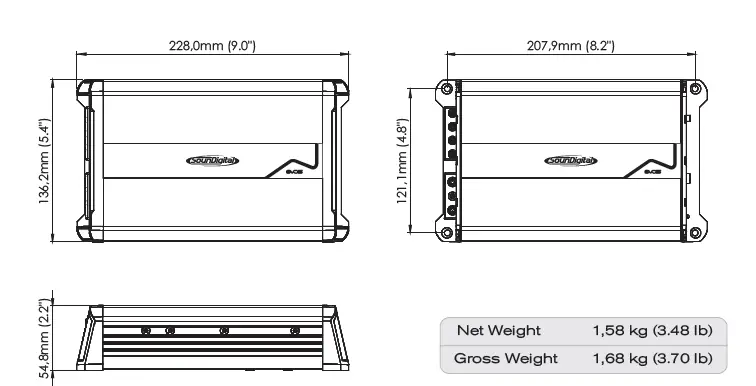 SounDigital-2000.2-EVO5-2-Channel-Amplifier-13
