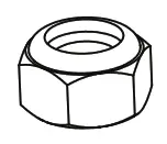 MIGHTY MULE MMTGB Tube Gate Bracket - Hex Nuts