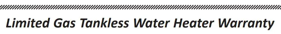 A O Smith ATO-540HX3-P Indoor Tankless Water Heater Instructions