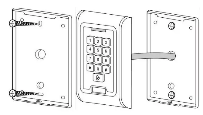 VisionNet 560597 IP65 Proximity Reader Stainless Steel Cover User Manual - Installation
