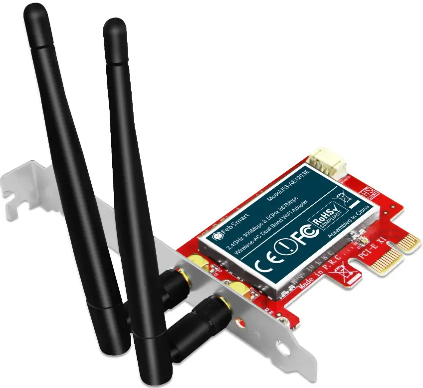 FebSmart FS-AE120SE Wireless AC PCIE WiFI Adapter product