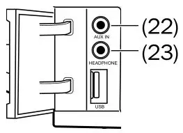 MusicStation - AUX IN and headphones jack
