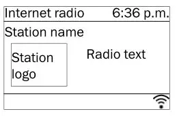 MusicStation - Internet radio Display