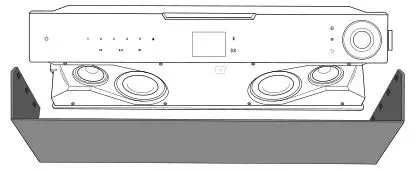 MusicStation - Place the new grate on the front