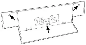 MusicStation - Place the wall bracket