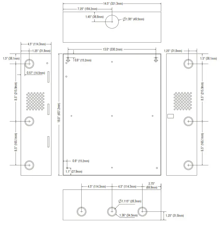 Altronix T1CVK3F4 4 Door Kit with Fused Outputs - fig8