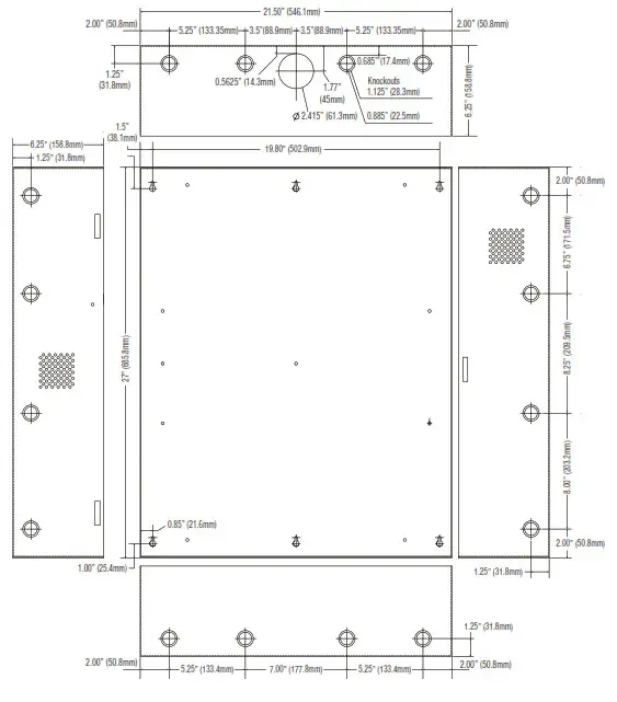 Altronix T1CVK3F4 4 Door Kit with Fused Outputs - fig9