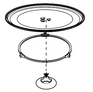 Electrolux EMG23D22B 23L UltimateTaste 500 Freestanding Microwave Oven - Fig 5