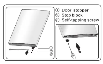 Hisense RB11N6CSE Counter Depth Bottom Mount Refrigerator- fig 58f