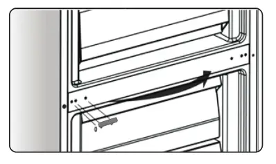 Hisense RB11N6CSE Counter Depth Bottom Mount Refrigerator- lower dofor