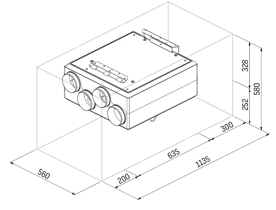 envirovent energiSava 250 Whole House Heat Recovery Unit 1