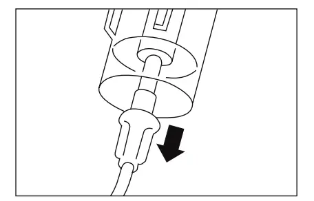 Disconnect handset from tubing