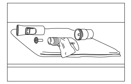 Rinse in clean water and air dry