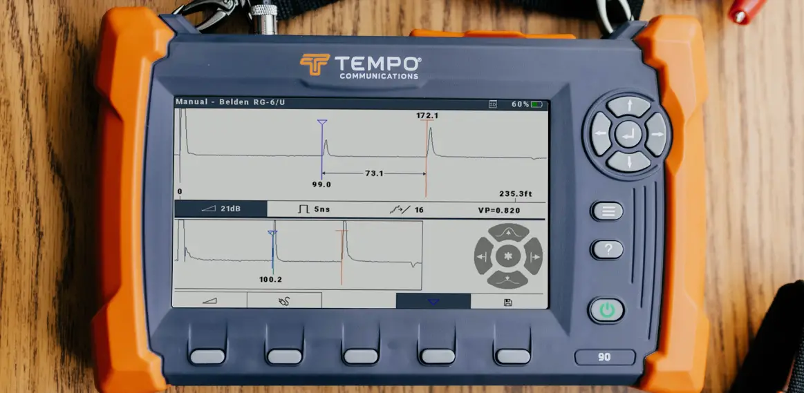 Tempo Tv220e Cablescout Time Domain Reflectometer User Guide