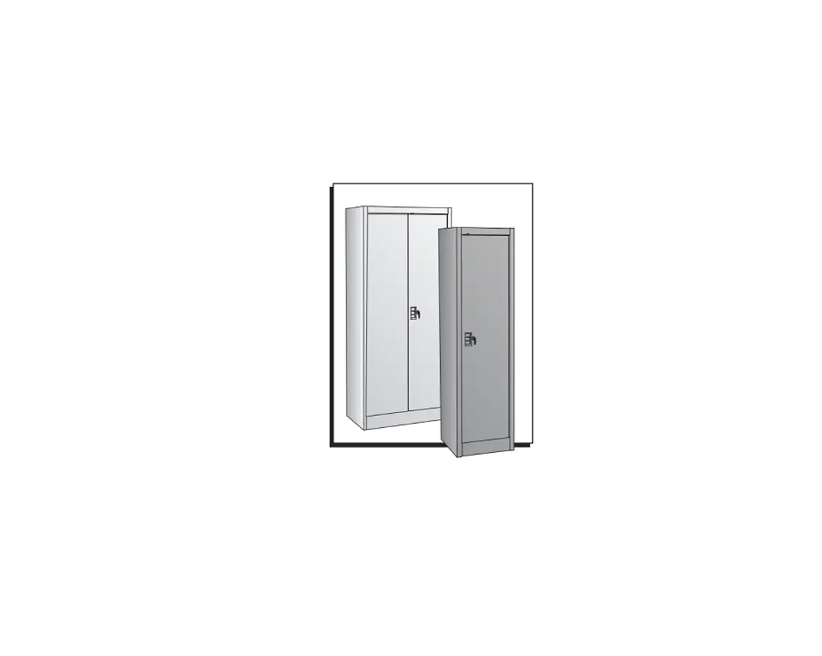 Uline H-6318 Slim Storage Cabinet Installation Guide