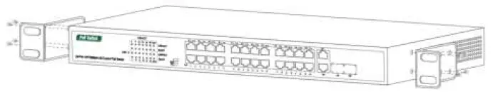 DIGITUS DN-95343 16 24FE (PoE) plus 2G Combo PoE Switch 04