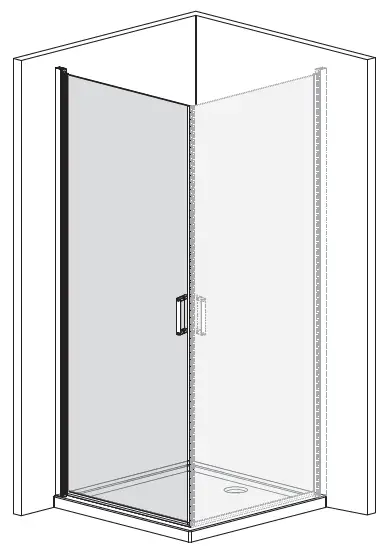 well time 56213235 Corner Shower Florenz