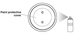 FIG 20 Painting the frame