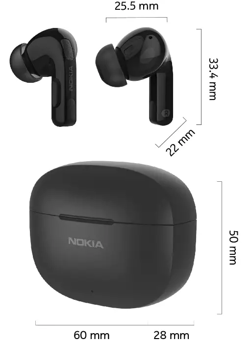 Nokia-TWS-841WBK-Clarity-Earbuds-Pro-user-guide-fig-1