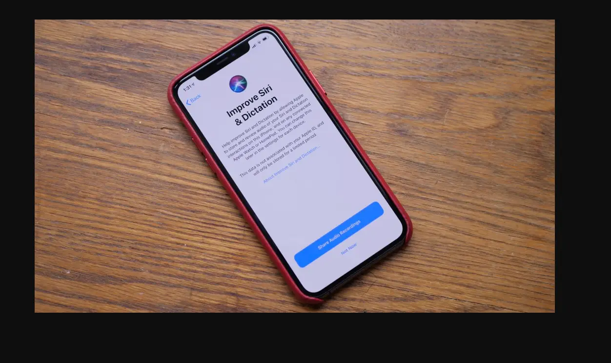 Improve Siri And Dictation & Privacy Improve Siri And Dictation & Privacy