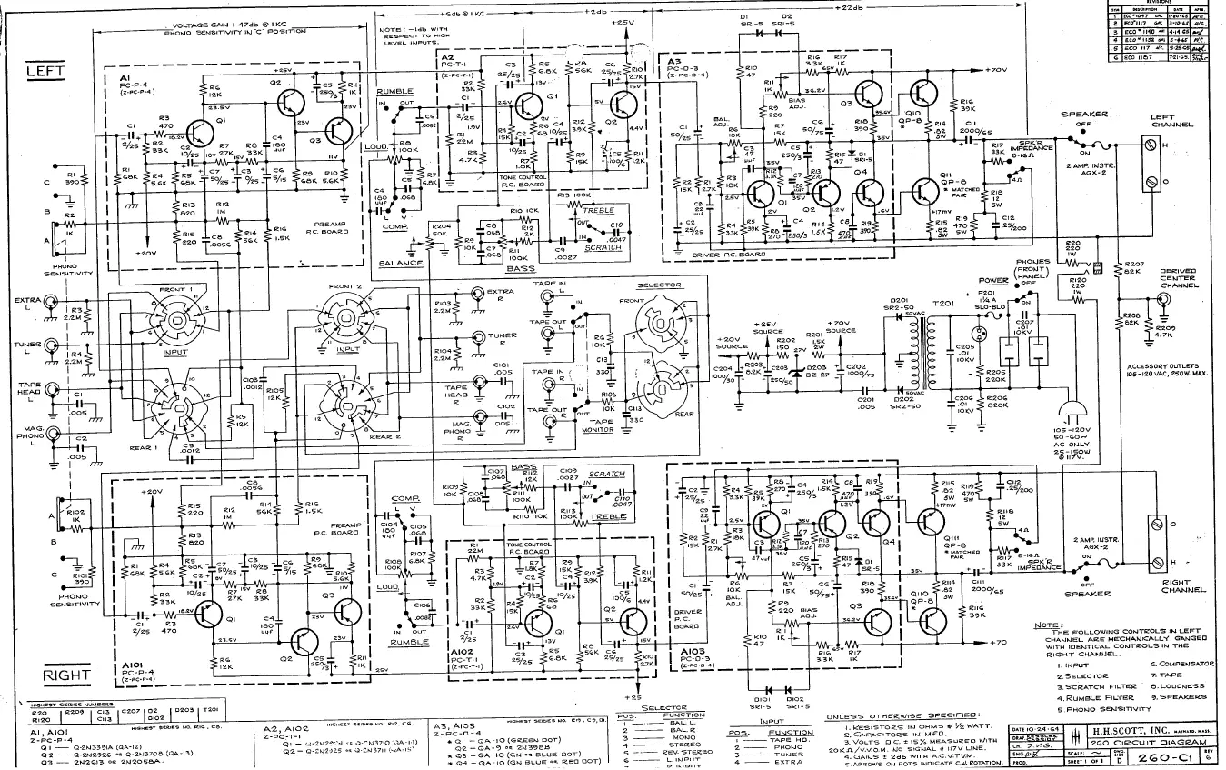 SCOTT 260 Vintage Stereo Integrated Amplifier 1